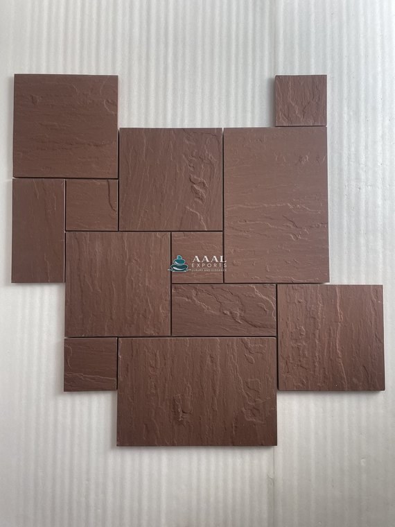 B Chocolate French Pattern – River Washed